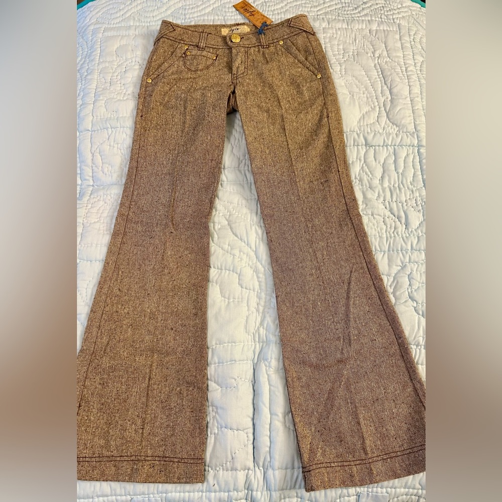 NWT Tyte Gold Bootcut Pants